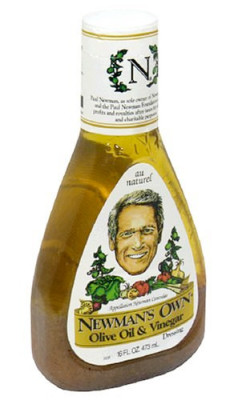 Christopher's Favorites ☞ Newman's Own Salad Dressing, Olive Oil & Vinegar